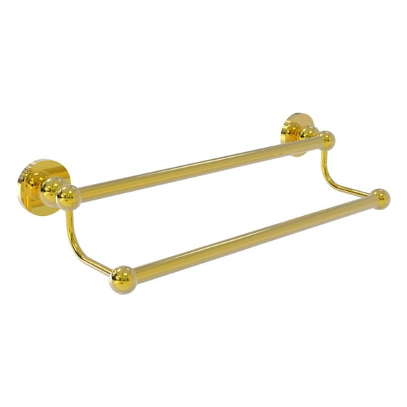Bolero Collection 18-in Double Towel Bar in Polished Brass