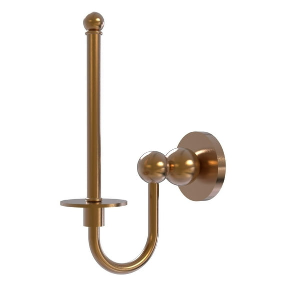 Bolero Collection Upright Toilet Tissue Holder in Brushed Bronze