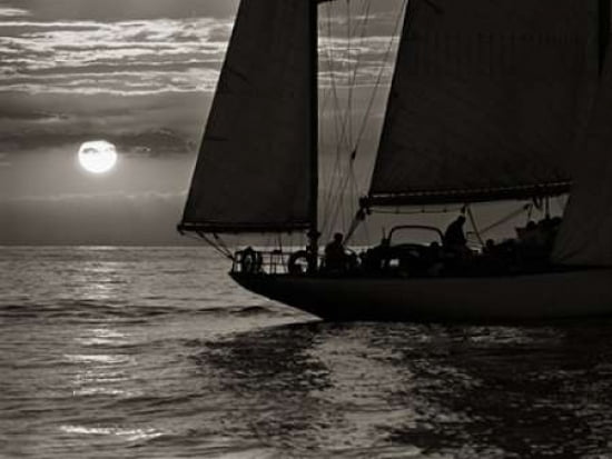 Bolero at Dawn Canvas Art - Mystic Seaport (18 x 24)