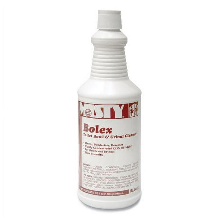 Bolex 23 Percent Hydrochloric Acid Bowl Cleaner, Wintergreen, 32oz, 12/Carton Bolex 23 Percent Hydrochloric Acid Bowl Cleaner, Wintergreen, 32oz, 12/Carton