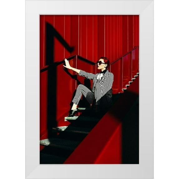 Bolgov, Ruslan 13x18 White Modern Wood Framed Museum Art Print Titled - Fashion Geometry