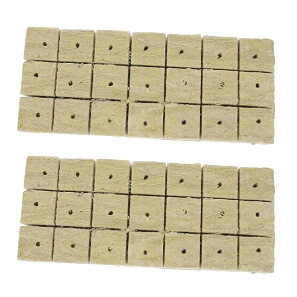 Boliang 1inch or 4 inch Rockwool Cubes for Hydroponic, Rockwool Grow Cubes Starter Plugs for Seed Starter Soilless Cultivation Hydroponics, Soilless Culture Plant Propagation,Cuttings