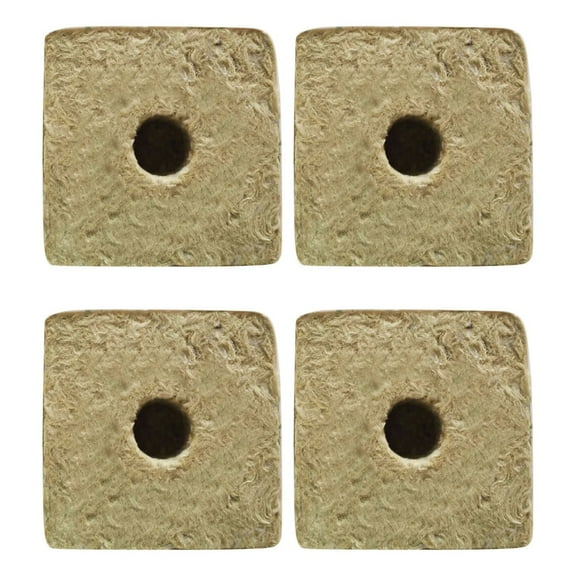Boliang 1inch or 4 inch Rockwool Cubes for Hydroponic, Rockwool Grow Cubes Starter Plugs for Seed Starter Soilless Cultivation Hydroponics, Soilless Culture Plant Propagation,Cuttings