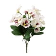 thumbnail image 1 of Bolincty 5 Heads Artificial Pansy Flowers UV Resistant Plastic Plants Fake Faux Flowers for Outdoor Planters Home Indoor Outside Garden Porch Window DIY Decor, 1 of 6