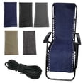 thumbnail image 1 of Bolincty Chair Replacement Fabric Anti Lounge Repair Cloth with Replacement Cord Outdoor Recliner Fabric for Lawn Beach Sling Chair, 1 of 8