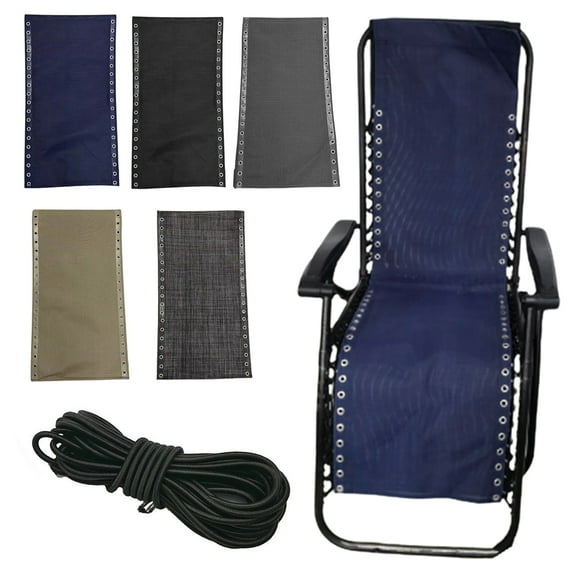 Bolincty Chair Replacement Fabric Anti Lounge Repair Cloth with Replacement Cord Outdoor Recliner Fabric for Lawn Beach Sling Chair
