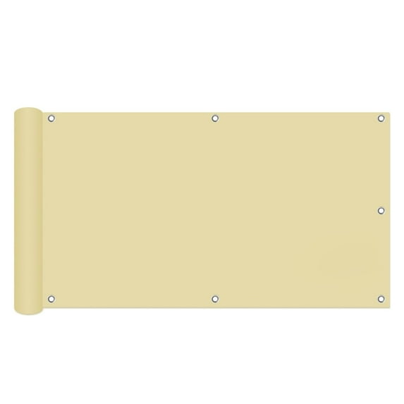 Bolincty Fence Privacy Screen Balcony Sun Shade Cloth, Shade Fabric Outdoor Patio Screens Mesh Panels Apartments Railing Cover Privacy Screen for Backyard Garden Porch Deck