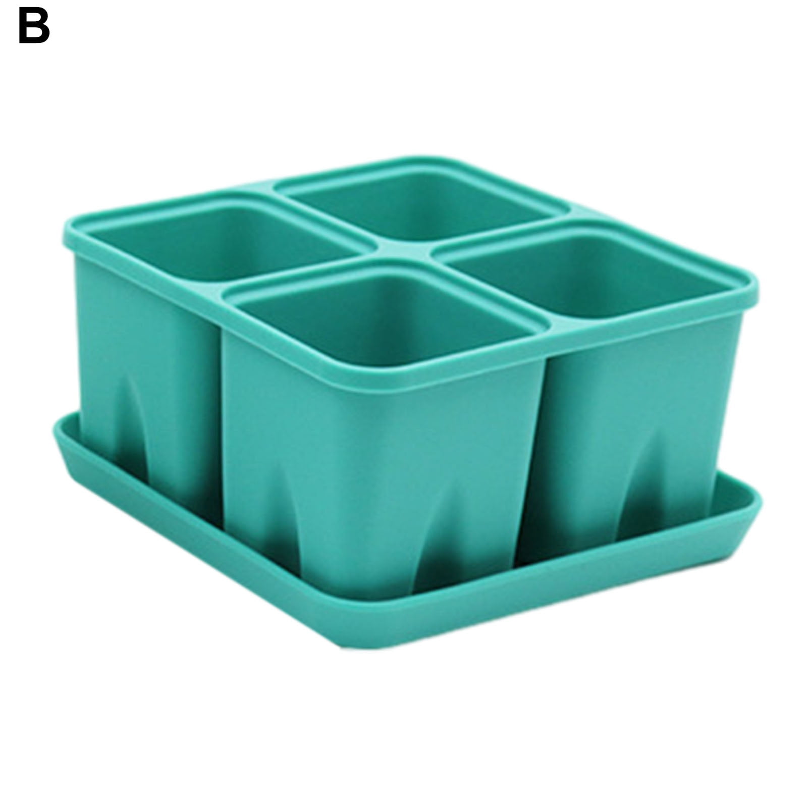 Bolincty Silicone Reusable Seed Starter Tray for Starting Plant Seeds ...