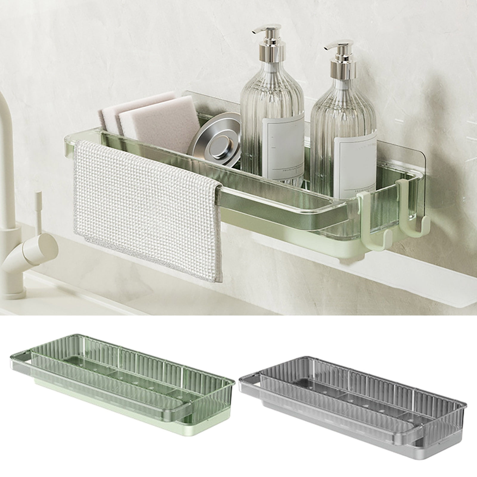 Bolincty Sponge Holder for Kitchen Sink,Kitchen Storage Holder Wall ...