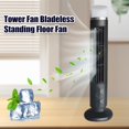 thumbnail image 1 of Bolincty Tower Fan for Bedroom, Standing Fans for Indoors, Led Bladeless Fan Tower, Mini Silent Fan loor Standing Fan Powerful for Indoor Home Bedroom Office Room, 1 of 8