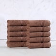 thumbnail image 1 of Bolingbroke Classic Ultra-Soft Absorbent 10-Piece Egyptian Cotton Face Towel Set, Mocha, by Superior, 1 of 13