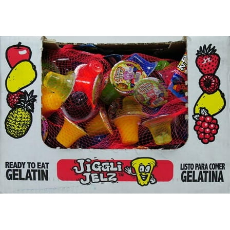 Bolis Jiggli Jelz Jelly Assorted Flavors, 10 ct