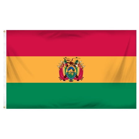 Bolivia 2' x 3' Indoor Polyester Country Flag
