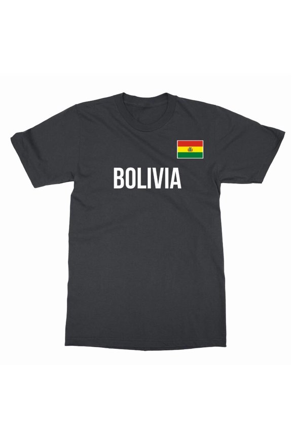 Bolivia Flag Soccer Cup Inspired Fan Supporter Of The New H38750 T-Shirt, for Men and Women, Up to Size 5XL
