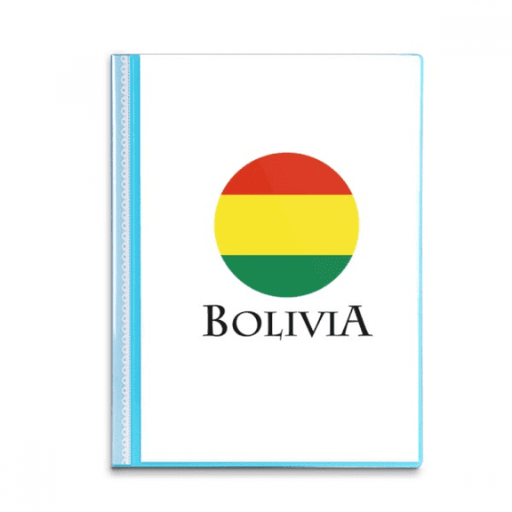 Bolivia South America Spain Book Sheet Protectors Portfolio Binder Folder