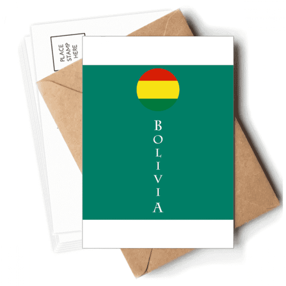 Bolivia South America Spain Postcards Envelopes Blank Note Cards Mailing