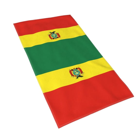 Bolivian Flag Hand Towel Ultra Soft Bath Towels Kitchen Dish Guest Towel For Spa Gym Home Decor 15.7"X27.5"