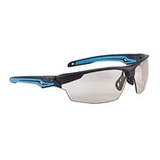 Boll  Safety 40305, Tryon Safety Glasses Platinum, Black/Blue Frame, CSP Lenses