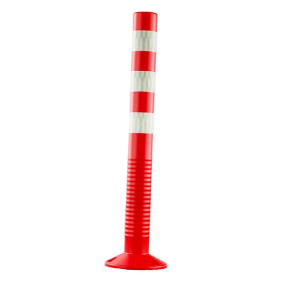 Bollard Warning Post Traffic Delineator PU Soft Material High Visibility for Sensitive Area Supermarket Events