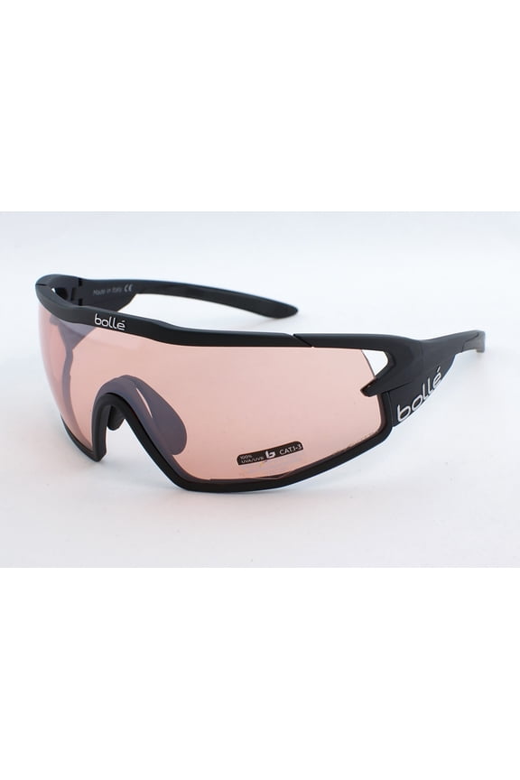 e B-Rock Pro 12627 Matte Black Phantom Vermillion Gun Lens Sunglasses