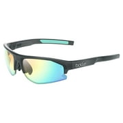 Bolle Bolt S 2.0 Tennis Sunglasses Black Crystal Matte and Phantom Clear Green (  XS   )