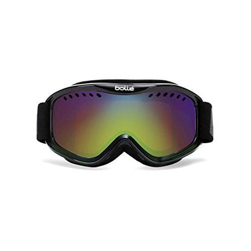 Bolle Carve Goggles, Black Green Fade, Green Emerald Lens