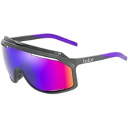 Bolle Chronoshield Polarized Volt+ Matte Titanium Tone Unisex Shield Sunglasses - BS018002 -Taiwan