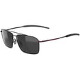 thumbnail image 1 of Bolle Flow Volt+ Polarized Unisex Black/Red Matte Rectangular Navigator Sunglasses - BS141004, 1 of 1