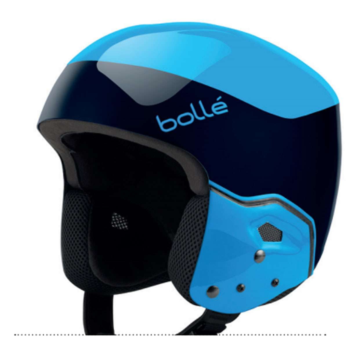 Bolle Medalist Ski Racing Helmet Navy & Cyan