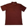 thumbnail image 1 of Bolle Mens Golf 3 Button Moisture Wicking Performance Polo Golf Shirt (Wine Burgundy, Medium), 1 of 2