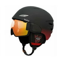 Bolle Osmoz Ski Helmet Soft Black & Red Fire Orange Lens 58-61