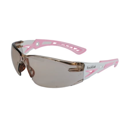 Bolle Rush+ Series Safety Glasses, CSP Lens, Anti-Scratch/Platinum Anti-Fog - 10 PR (286-40249)