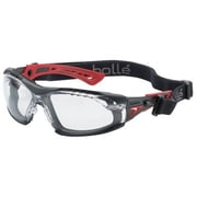 Bolle Safety 286-40252 Rush Plus Safety Glass - Red & Black Temples