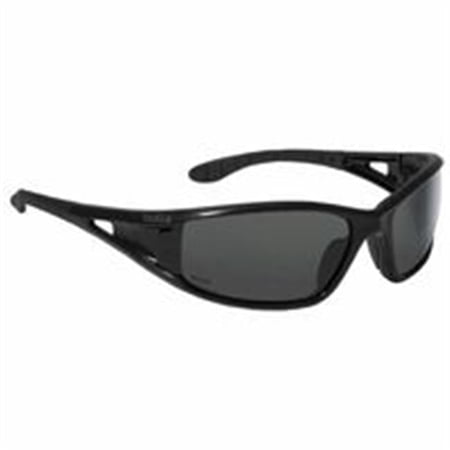 Bolle Safety Lowrider Series Safety Glasses- Polarized Polycarbon Anti-Scratch Lenses- Black