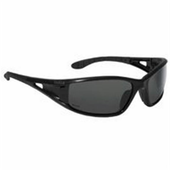 Bolle Safety  Lowrider Series Safety Glasses- Polarized Polycarbon Anti-Scratch Lenses- Black