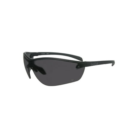 Bolle Safety 40239 CSP Lens Anti-Fog Gunmetal Silium Plus Safety Glasses, Black