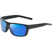 Bolle Strix Polarized Matte Black Unisex Sport Wrap Sunglasses with Mirror Lens - BS022002
