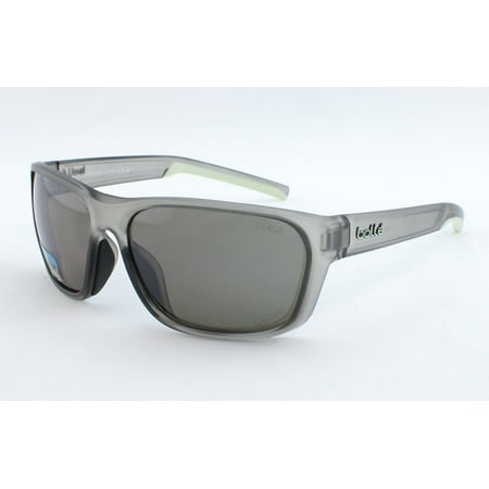 Bolle STRIX BS022008 57mm Rectangle Sunglasses Men's Light Grey Frost