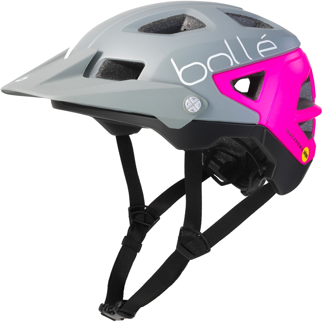 Bolle Trackdown MIPS Matte Grey Neon Pink Sz Large 59 62cm Mountain Bike Helmet Walmart