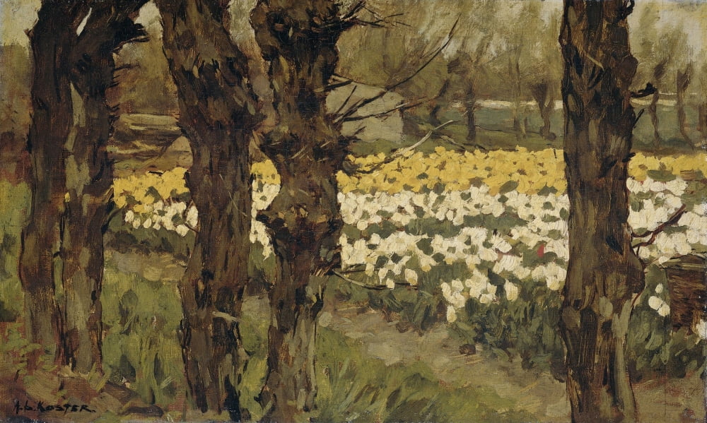 Bollenveldenn (Bulb Field) Canvas Art - (24 x 18)