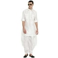 thumbnail image 1 of Bollywood Elegant Festive Indian Silk Diwali Pathani Salwar Kamij Ethnic Costume, 1 of 9