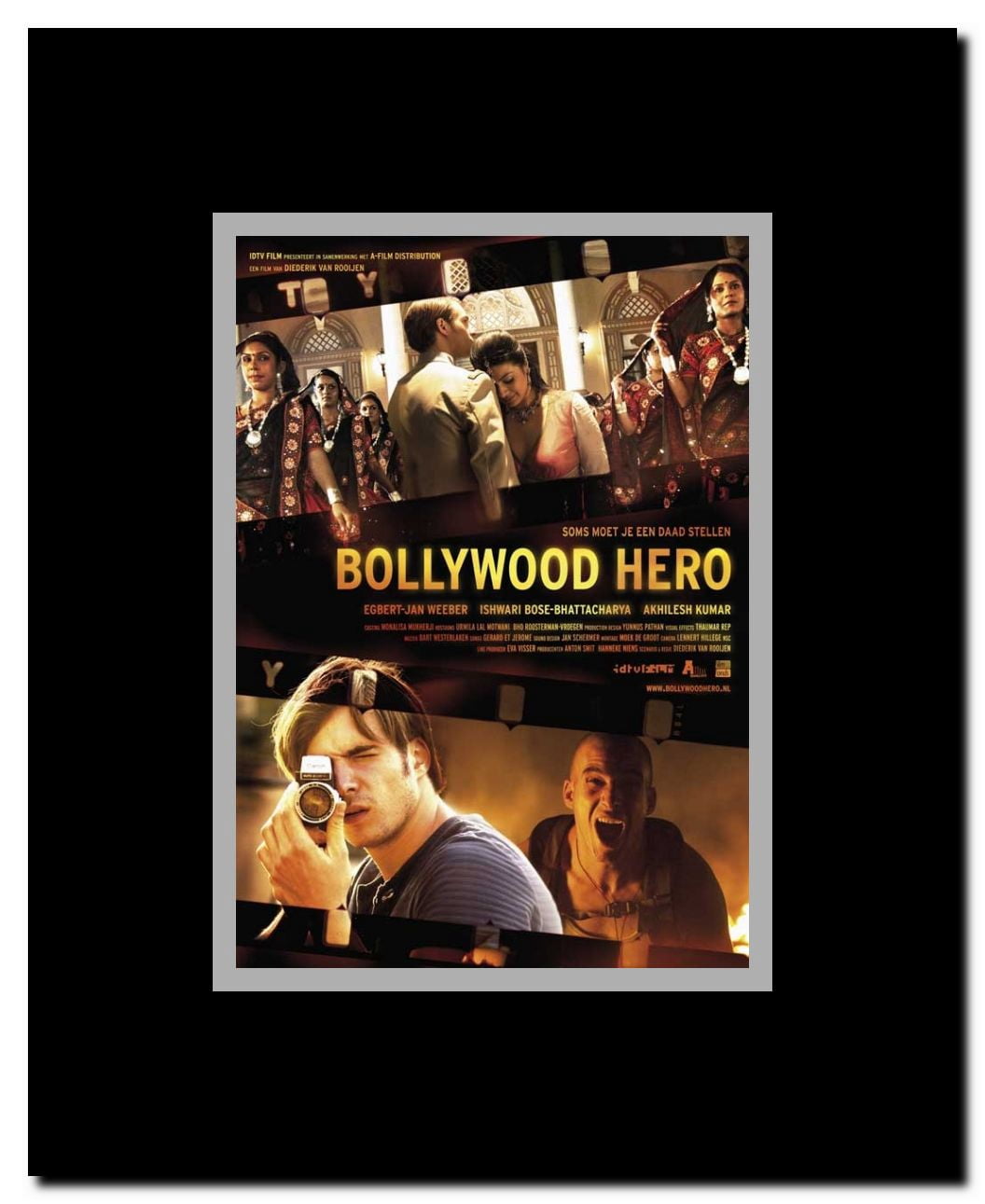 Bollywood Hero Framed Movie Poster