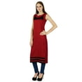thumbnail image 1 of Bollywood Kurta Indian Designer Women Casual Ethnic Kurti Cotton Top Tunic Dress, 1 of 1
