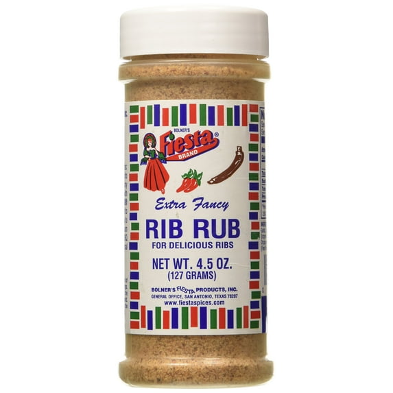 Bolner Fiesta Extra Fancy 4.5 oz. AD01 Rib Rub For Delicious Ribs ...