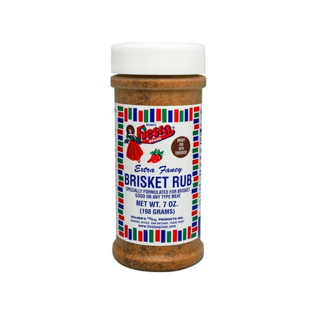 Bolner's Fiesta Brand Brisket Rub Seasoning With Tenderizer, 7 oz