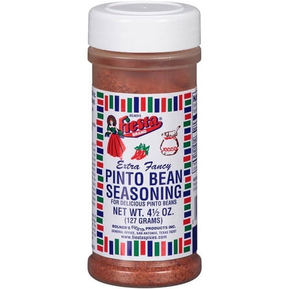Bolner's Fiesta Brand Extra Fancy Pinto Bean Seasoning, 4.5 oz, (Pack of 6)