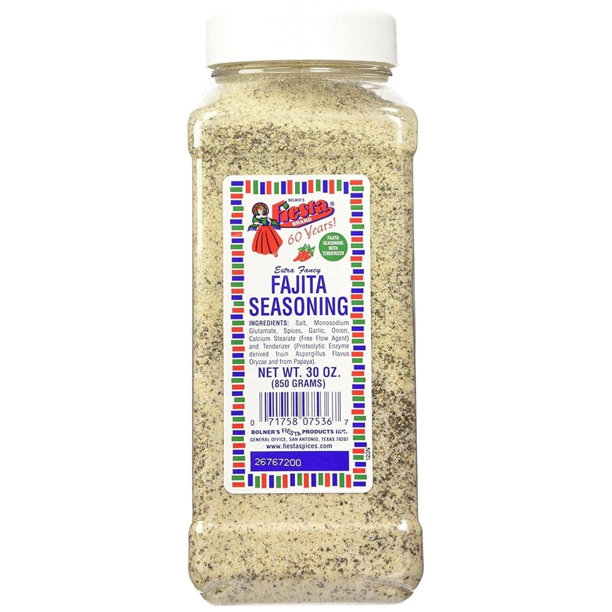 Bolner's Fiesta Brand Fajita Seasoning30 Ounce