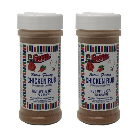 Bolner's Fiesta Extra Fancy Chicken Rub 6oz (2 Pack)
