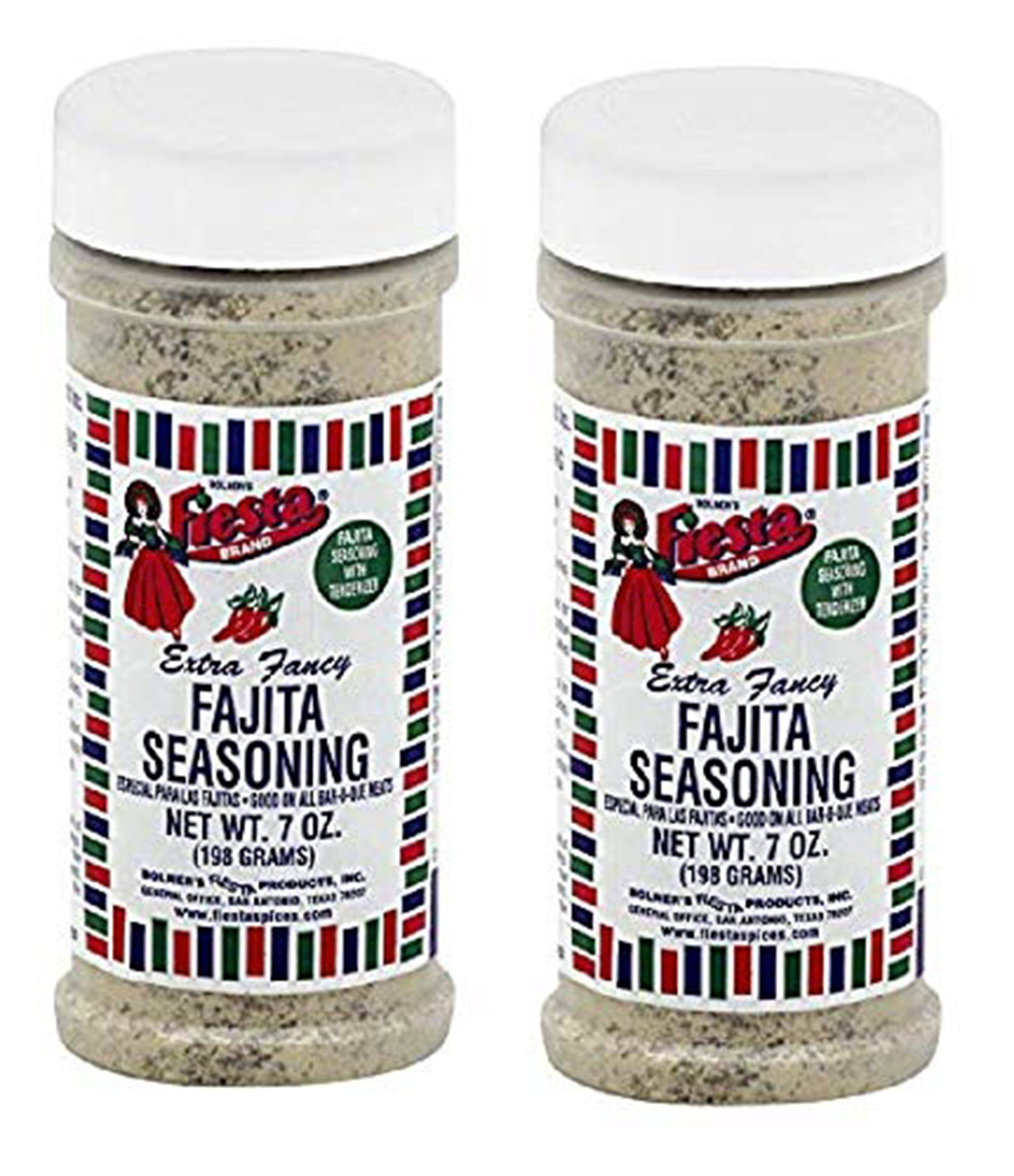 Bolner's Fiesta Extra Fancy Fajita Seasoning, 7 Ounces (2 Pack) 