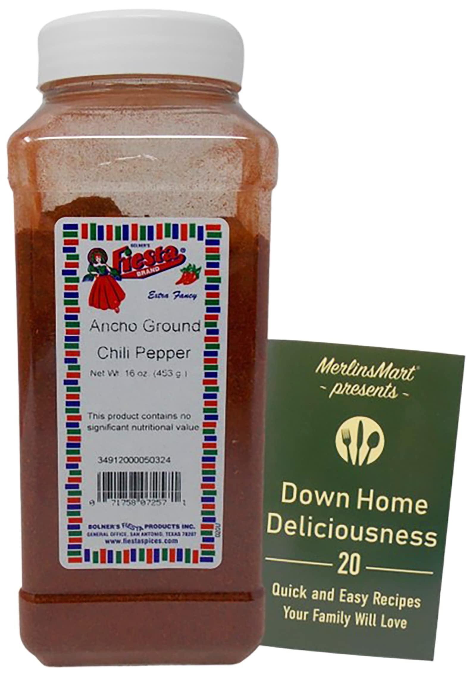 Bolner's Fiesta Extra Fancy Ground Ancho Chili Pepper Powder Bundle